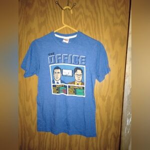 The Office Shirt Homage NBA Jam Shirt Michael Scott Dwight Schrute Mens Size XS
